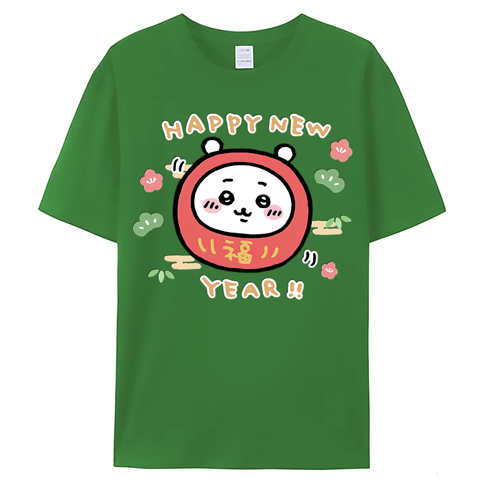 （画像用） ちいかわ ちいかわ Chii-kawa chiikawa レディースカジュアルプリントTシャツ（綿100％）